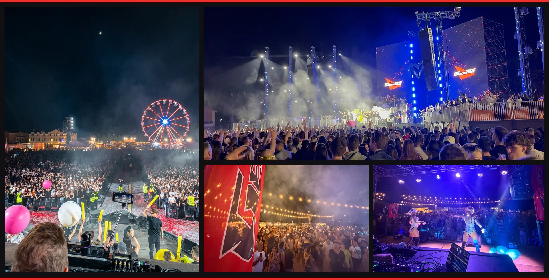 MAXI DANCE Radio Gemini: palco, pubblico e atmosfera di una grande festa in piazza